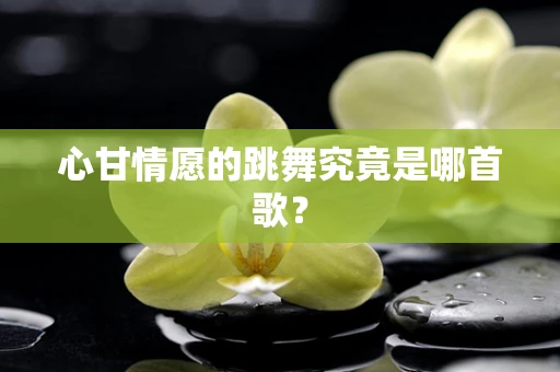 心甘情愿的跳舞究竟是哪首歌？