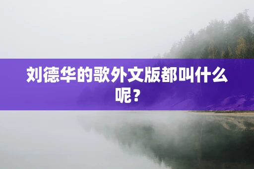 刘德华的歌外文版都叫什么呢？