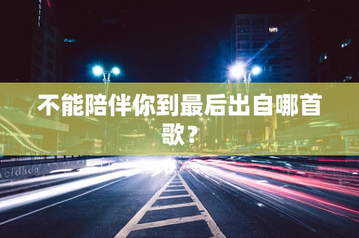 不能陪伴你到最后出自哪首歌？
