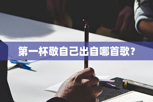 第一杯敬自己出自哪首歌？