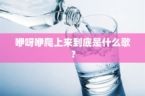 咿呀咿爬上来到底是什么歌？