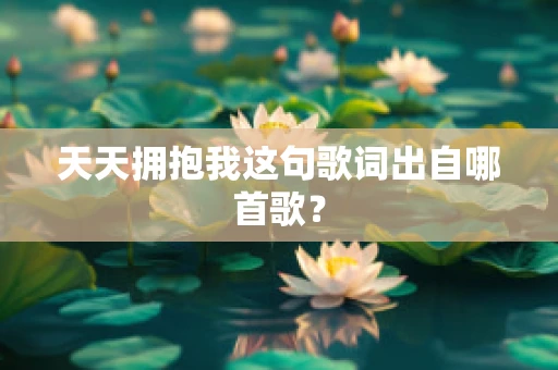天天拥抱我这句歌词出自哪首歌？