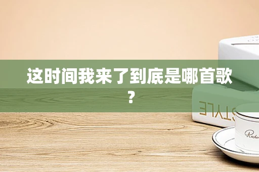 这时间我来了到底是哪首歌？