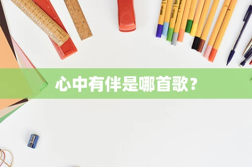 心中有伴是哪首歌？