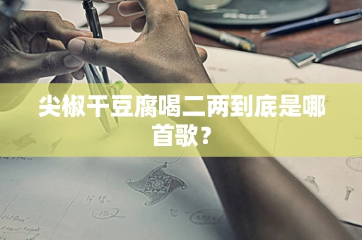 尖椒干豆腐喝二两到底是哪首歌？