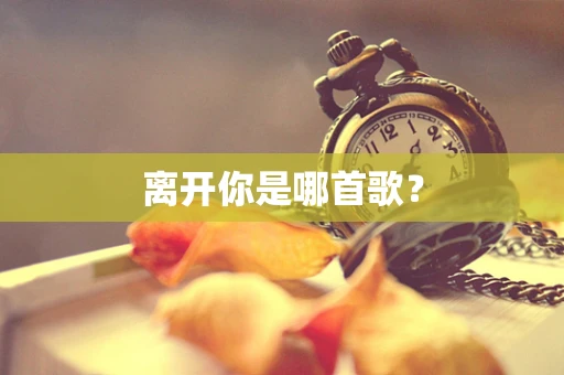 离开你是哪首歌？