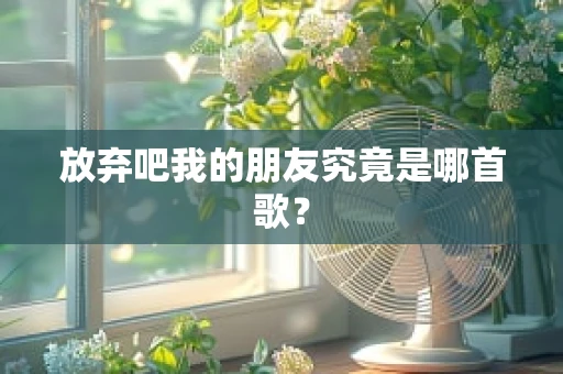 放弃吧我的朋友究竟是哪首歌？