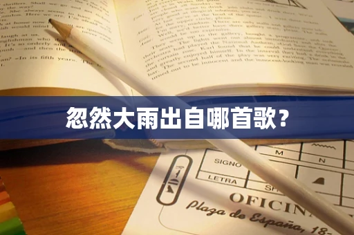 忽然大雨出自哪首歌？