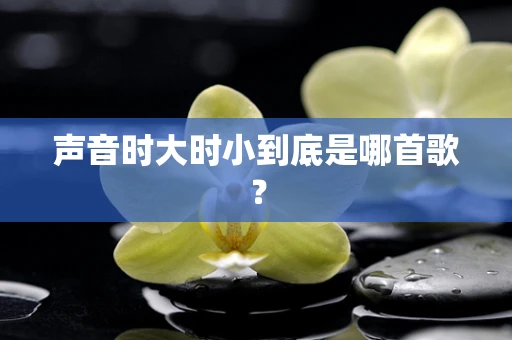 声音时大时小到底是哪首歌？