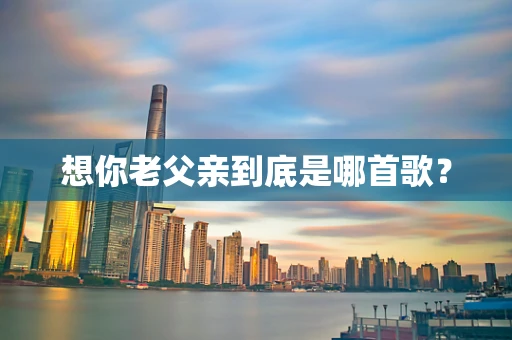 想你老父亲到底是哪首歌？