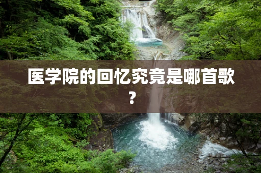 医学院的回忆究竟是哪首歌？