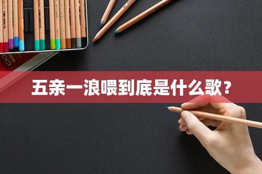 五亲一浪喂到底是什么歌？