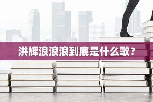 洪辉浪浪浪到底是什么歌？
