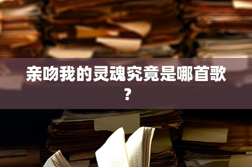 亲吻我的灵魂究竟是哪首歌？