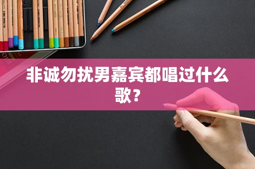非诚勿扰男嘉宾都唱过什么歌？