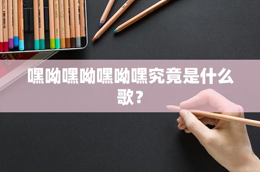 嘿呦嘿呦嘿呦嘿究竟是什么歌？