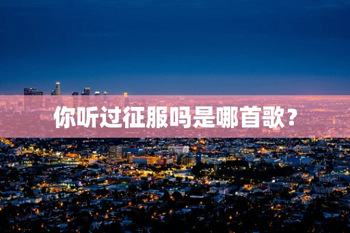 你听过征服吗是哪首歌？