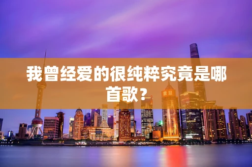 我曾经爱的很纯粹究竟是哪首歌？