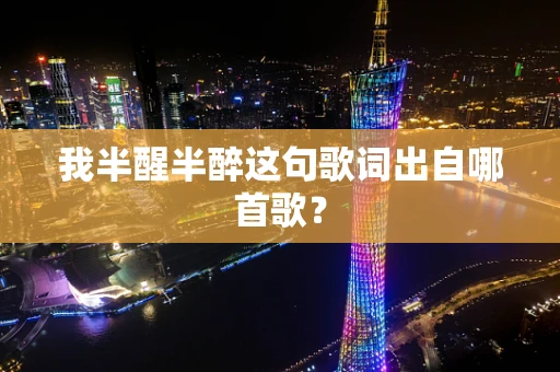 我半醒半醉这句歌词出自哪首歌？