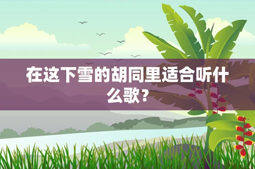 在这下雪的胡同里适合听什么歌？