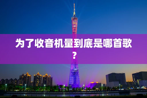 为了收音机量到底是哪首歌？