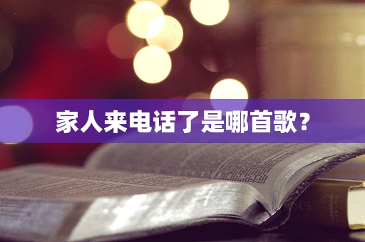 家人来电话了是哪首歌？