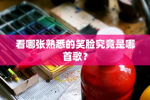 看哪张熟悉的笑脸究竟是哪首歌？