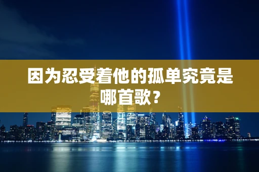 因为忍受着他的孤单究竟是哪首歌？