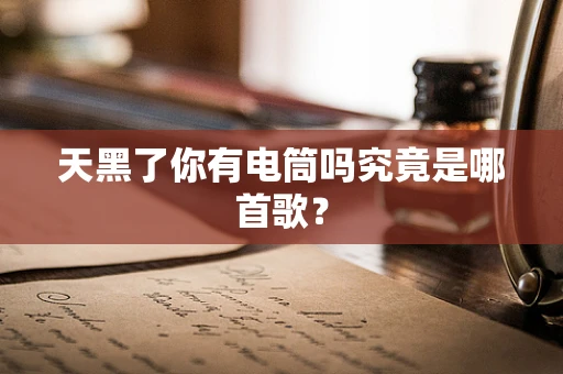 天黑了你有电筒吗究竟是哪首歌？