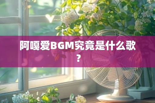 阿嘎爱BGM究竟是什么歌？