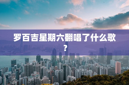 罗百吉星期六翻唱了什么歌？