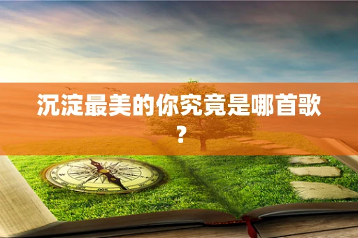 沉淀最美的你究竟是哪首歌？