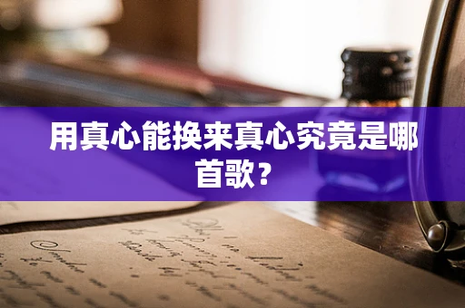 用真心能换来真心究竟是哪首歌？