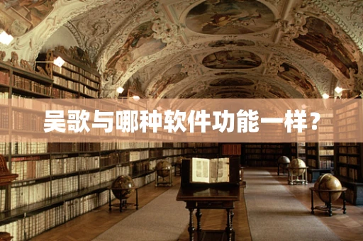 吴歌与哪种软件功能一样？