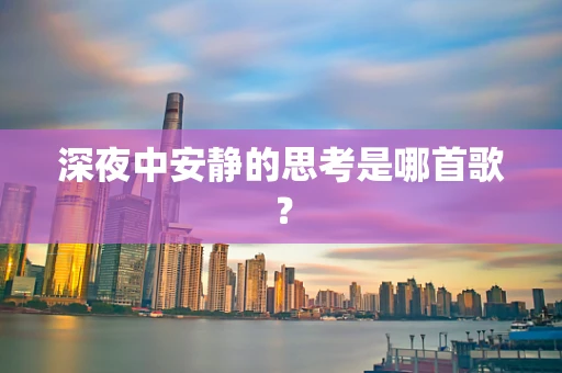 深夜中安静的思考是哪首歌？