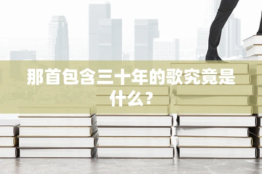 那首包含三十年的歌究竟是什么？