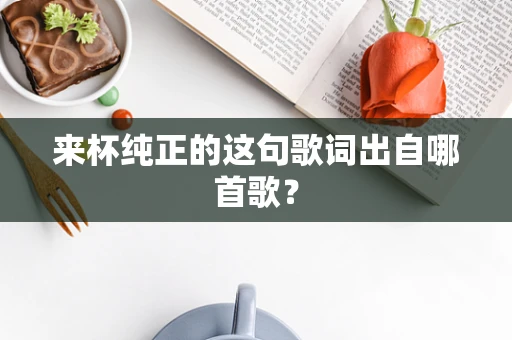 来杯纯正的这句歌词出自哪首歌？