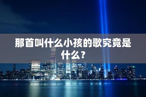 那首叫什么小孩的歌究竟是什么？