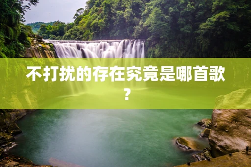 不打扰的存在究竟是哪首歌？