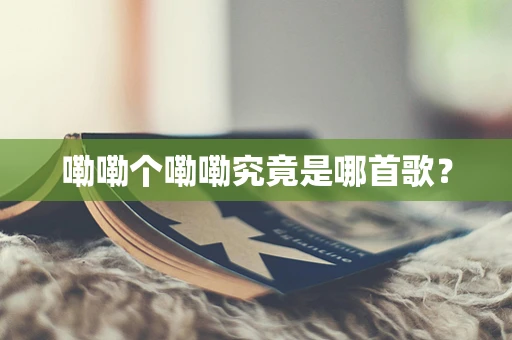 嘞嘞个嘞嘞究竟是哪首歌？
