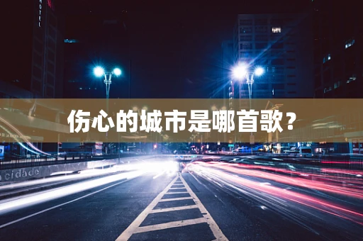 伤心的城市是哪首歌？