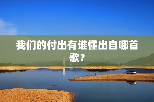 我们的付出有谁懂出自哪首歌？