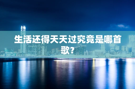 生活还得天天过究竟是哪首歌？