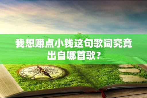 我想赚点小钱这句歌词究竟出自哪首歌？