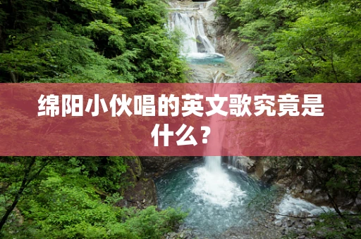 绵阳小伙唱的英文歌究竟是什么？