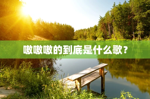 嗷嗷嗷的到底是什么歌？