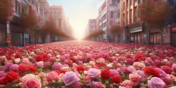 城市都放满玫瑰花出自哪首歌？